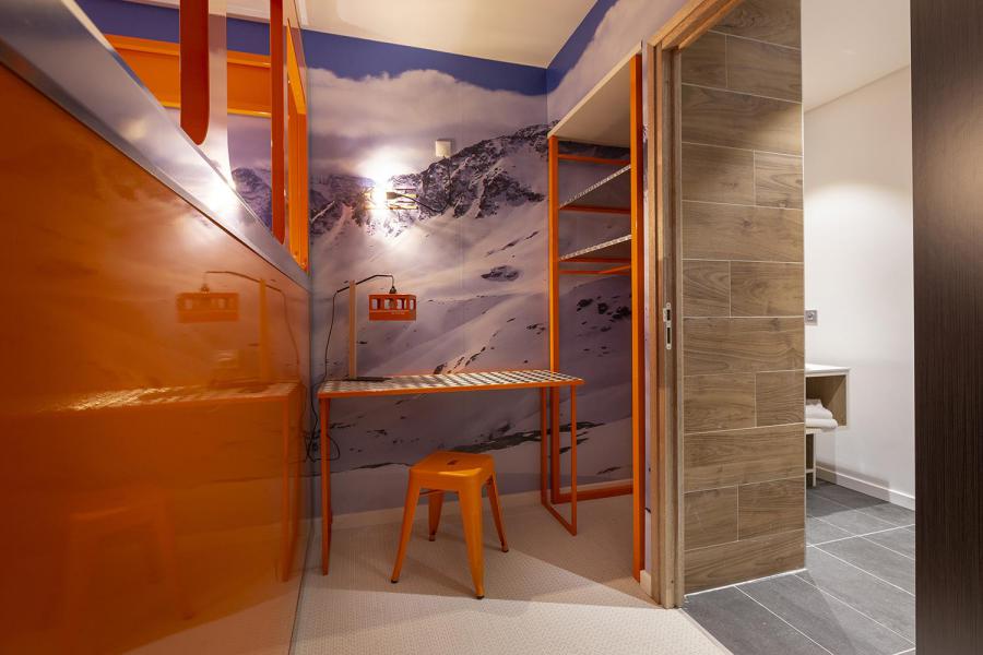 Holiday in mountain resort Room 2 people (TELEPHERIQUE) - Hôtel Base Camp Lodge - Les Arcs - Bedroom