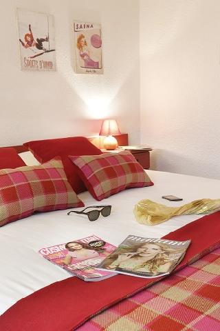 Vakantie in de bergen Comfort kamer (1 of 2 personen) - Hôtel du Bourg - Valmorel - 2 persoons bed