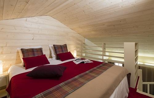 Holiday in mountain resort Duplex room (2 persons rate) - Hôtel du Bourg - Valmorel - Double bed