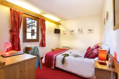 Vakantie in de bergen Standaard kamer (1 of 2 personen) - Hôtel du Bourg - Valmorel - Kamer