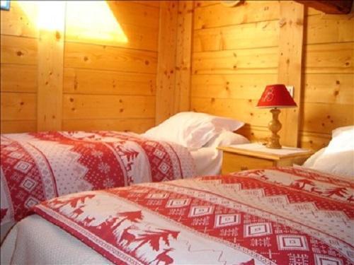 Vacances en montagne Chambre quadruple mezzanine (2 adultes + 2 enfants 2-12) - Hôtel les Glaciers - Samoëns - Chambre