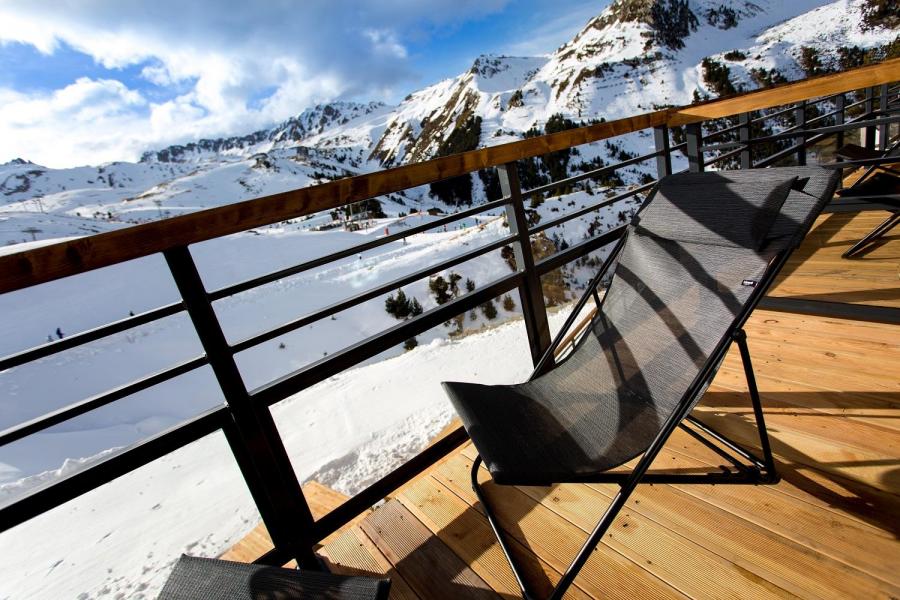Vacances en montagne Hôtel Taj-I Mah - Les Arcs - Terrasse