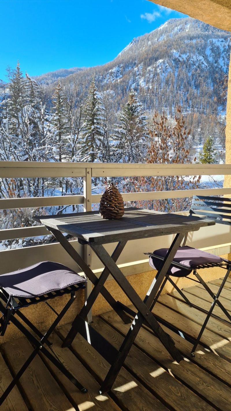 Urlaub in den Bergen 3-Zimmer-Appartment für 4 Personen (201) - Jardin Alpin Benoite - Serre Chevalier - Balkon