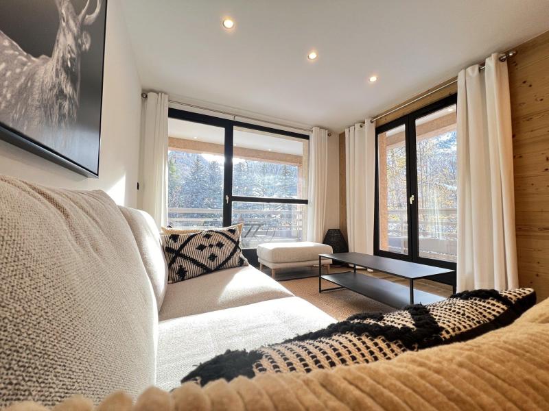 Urlaub in den Bergen 3-Zimmer-Appartment für 4 Personen (201) - Jardin Alpin Benoite - Serre Chevalier - Wohnzimmer