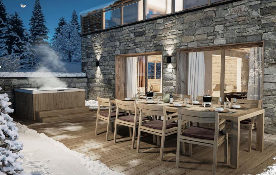 Urlaub in den Bergen Kangto - Les Gets - Terrasse