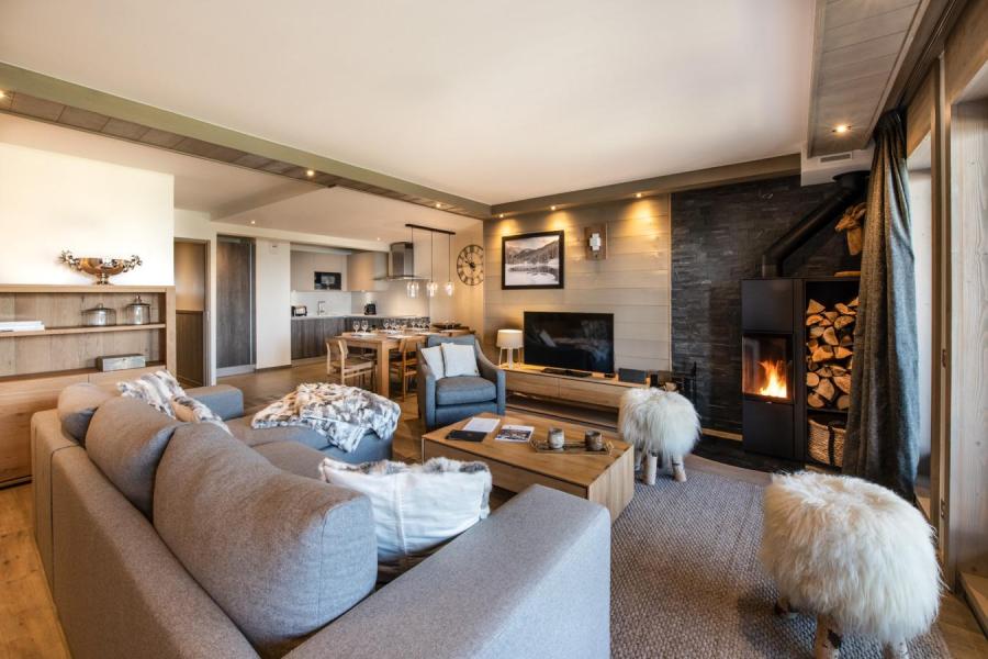 Holiday in mountain resort 3 room apartment cabin 6-8 people (C01) - Keystone Lodge - Courchevel - Living room