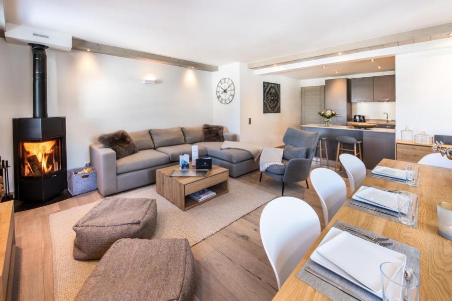 Holiday in mountain resort 4 room apartment cabin 6-8 people (C04) - Keystone Lodge - Courchevel - Living room