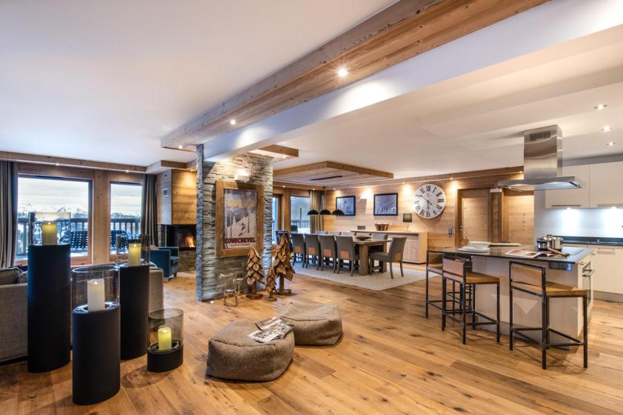 Urlaub in den Bergen 7-Zimmer-Appartment für 12 Personen (C09) - Keystone Lodge - Courchevel - Wohnzimmer