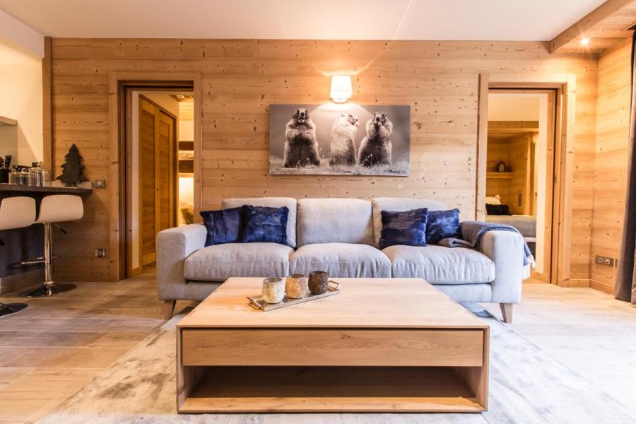 Vakantie in de bergen Appartement 3 kabine kamers 4-6 personen (C03) - Keystone Lodge - Courchevel - Woonkamer