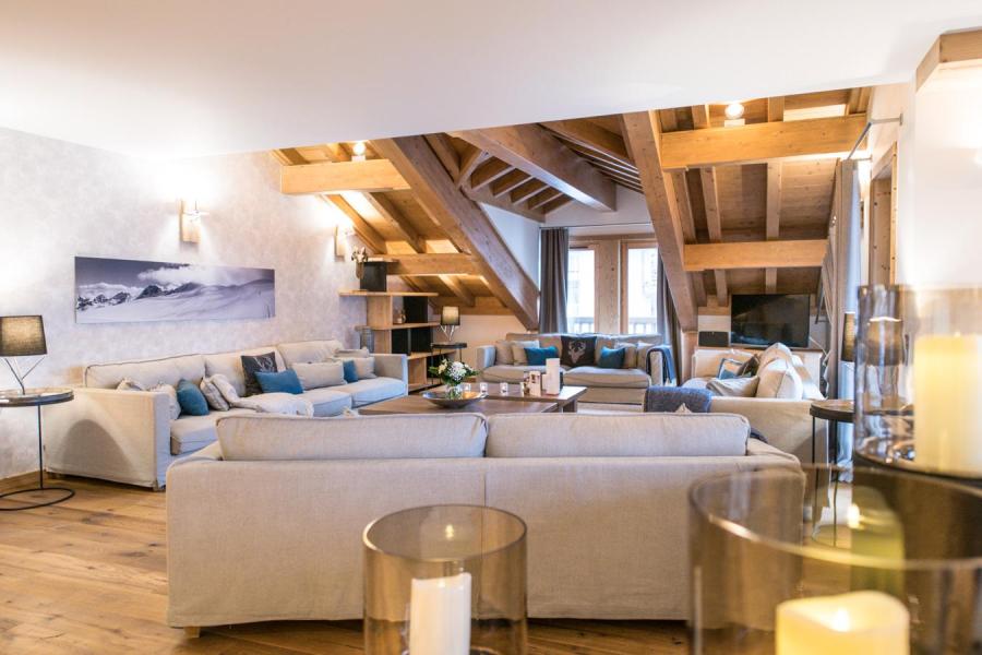 Vakantie in de bergen Appartement 7 kamers 12 personen (C09) - Keystone Lodge - Courchevel - Woonkamer