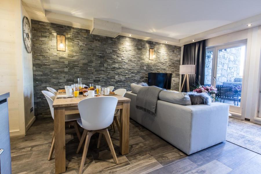 Urlaub in den Bergen Wohnung 3 Zimmer Kabine 4-6 Personen (C02) - Keystone Lodge - Courchevel - Wohnzimmer