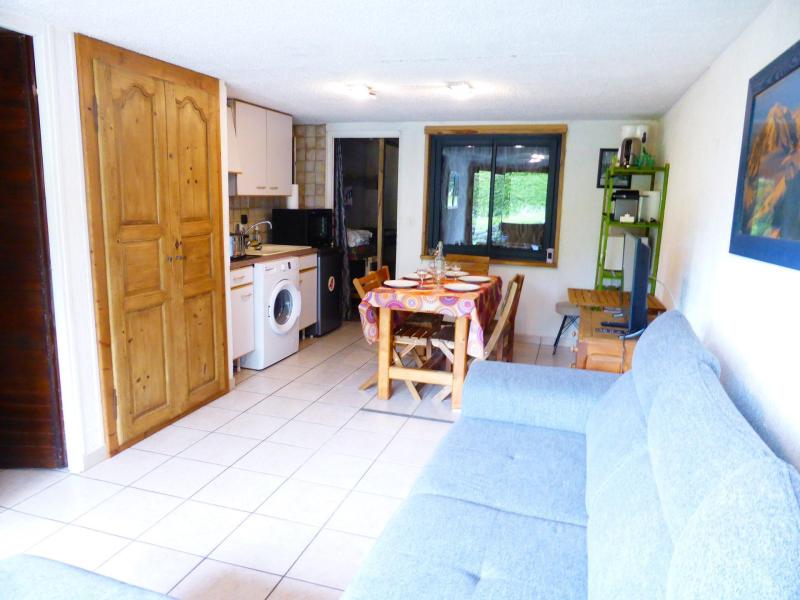 Vakantie in de bergen Appartement 2 kamers 5 personen (CT847) - L'AIR DU TEMPS - Les Contamines-Montjoie - Woonkamer