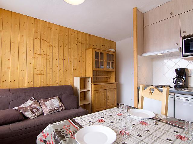Vacaciones en montaña Apartamento 2 piezas para 4 personas (1) - L'Argousier - Les Menuires - Estancia