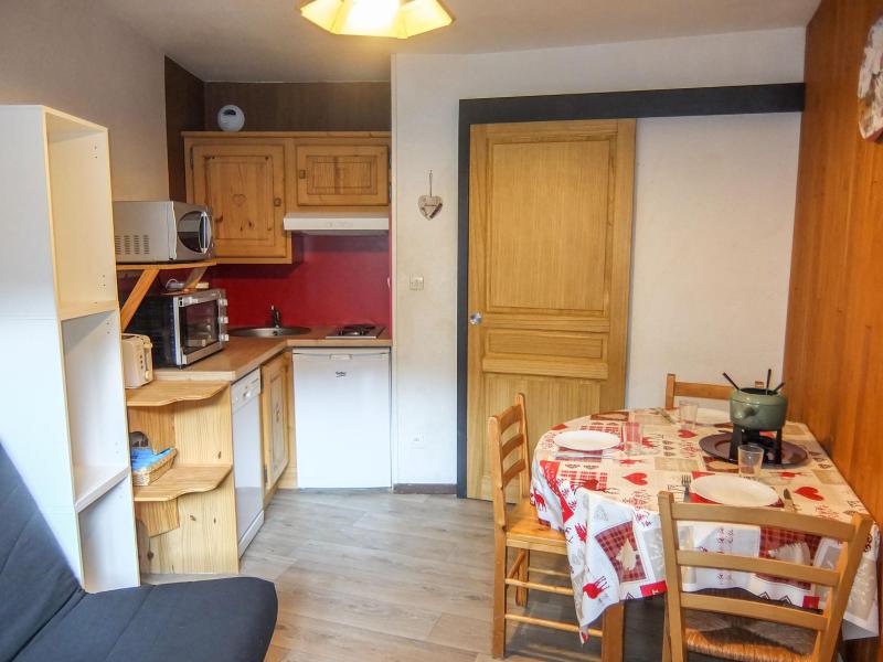 Vakantie in de bergen Appartement 1 kamers 3 personen (9) - L'Argousier - Les Menuires - Woonkamer