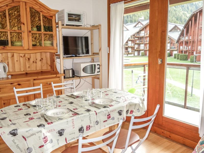 Wakacje w górach Apartament 1 pokojowy 4 osób (7) - L'Enclave I et J - Les Contamines-Montjoie - Pokój gościnny