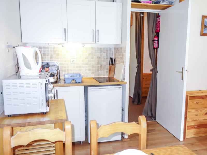 Vakantie in de bergen Appartement 1 kamers 4 personen (28) - L'Enclave I et J - Les Contamines-Montjoie - Woonkamer