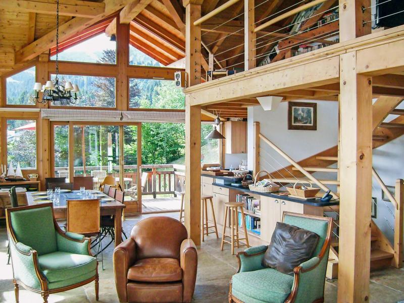 Urlaub in den Bergen 7 Zimmer Chalet für 10 Personen (1) - L'Epachat - Saint Gervais - Wohnzimmer