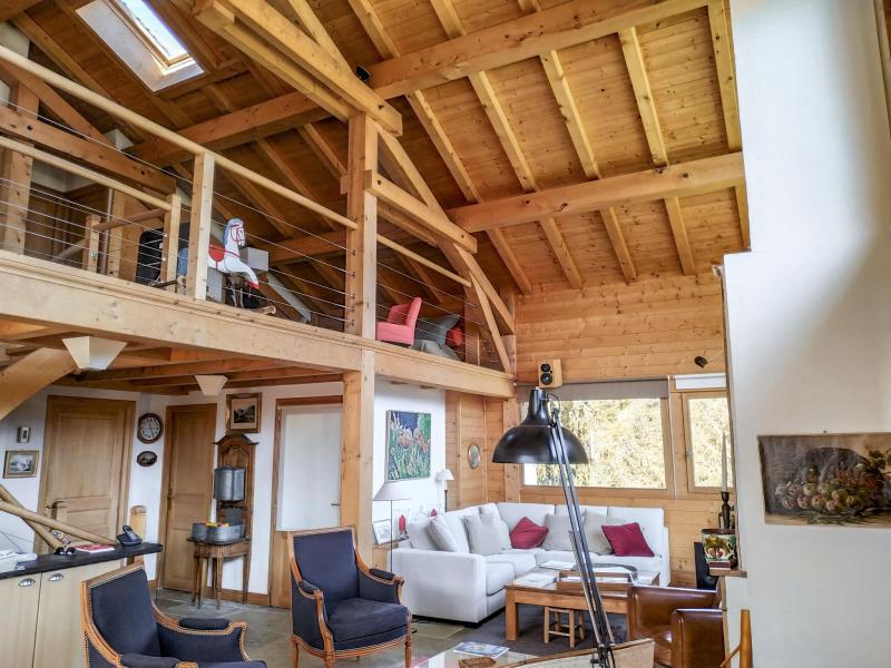 Urlaub in den Bergen 7 Zimmer Chalet für 10 Personen (1) - L'Epachat - Saint Gervais - Wohnzimmer