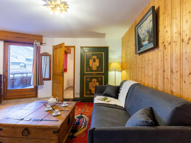 Vakantie in de bergen Appartement 2 kamers 4 personen (17) - L'Espace Montagne - Chamonix - Woonkamer