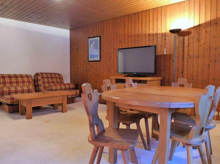 Holiday in mountain resort 2 room apartment 4 people (1) - L'Outa - Chamonix - Living room