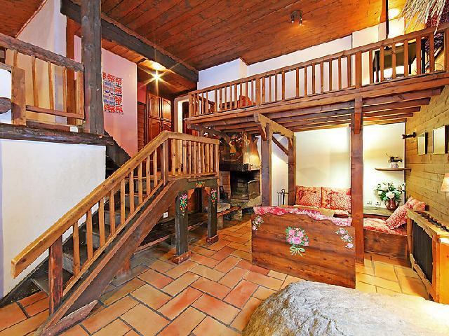 Urlaub in den Bergen 6 Zimmer Chalet für 12 Personen (1) - L'Piri - Chamonix - Treppen