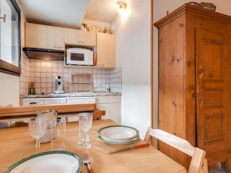 Vakantie in de bergen Appartement 1 kamers 4 personen (9) - La Comtesse - Saint Gervais - Woonkamer