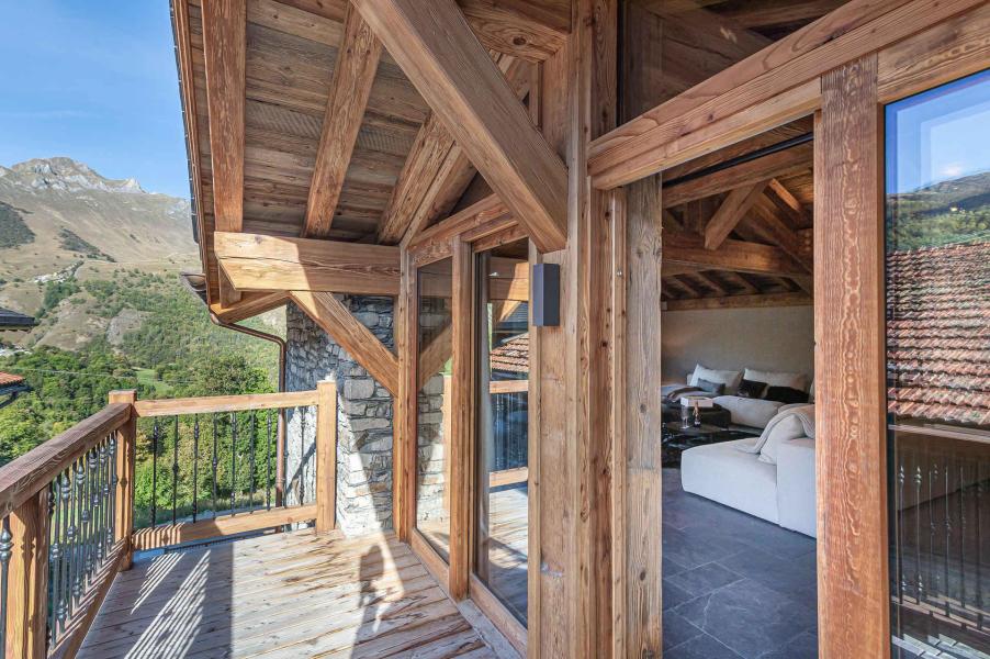 Holiday in mountain resort 7 room triplex chalet 14 people - LA FERME D'EDOUARD - Saint Martin de Belleville - Balcony