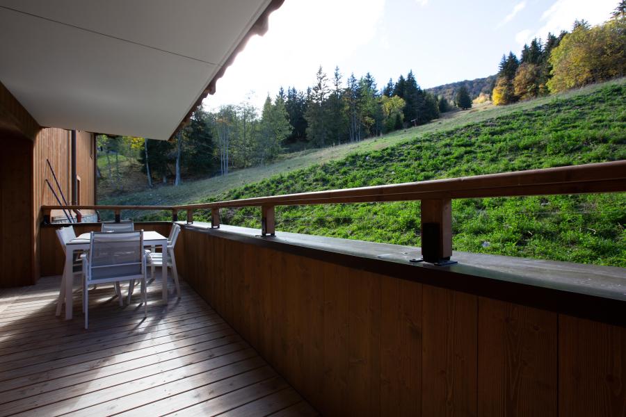 Urlaub in den Bergen 3-Zimmer-Appartment für 6 Personen (E09C) - La Grange Aux Fées - Valmorel - Terrasse