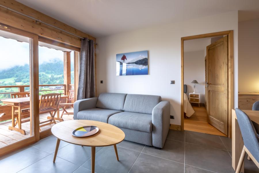 Urlaub in den Bergen 3-Zimmer-Appartment für 6 Personen (E14C) - La Grange Aux Fées - Valmorel - Wohnzimmer