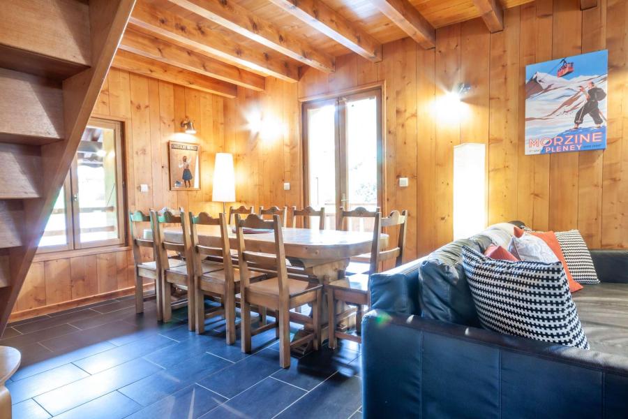 Vakantie in de bergen Appartement duplex 5 kamers 10 personen (3) - La Maison Rose - Morzine - Woonkamer