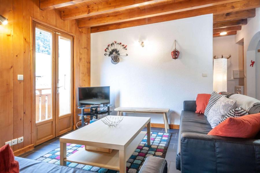 Vakantie in de bergen Appartement duplex 5 kamers 10 personen (3) - La Maison Rose - Morzine - Woonkamer