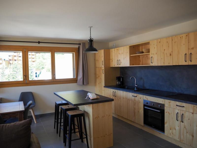 Holiday in mountain resort 3 room apartment cabin 6 people - La Résidence - Les 2 Alpes - Kitchenette