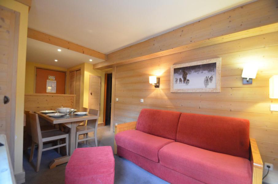 Urlaub in den Bergen 2-Zimmer-Appartment für 4 Personen (104) - La Résidence Aconit - Les Menuires - Wohnzimmer