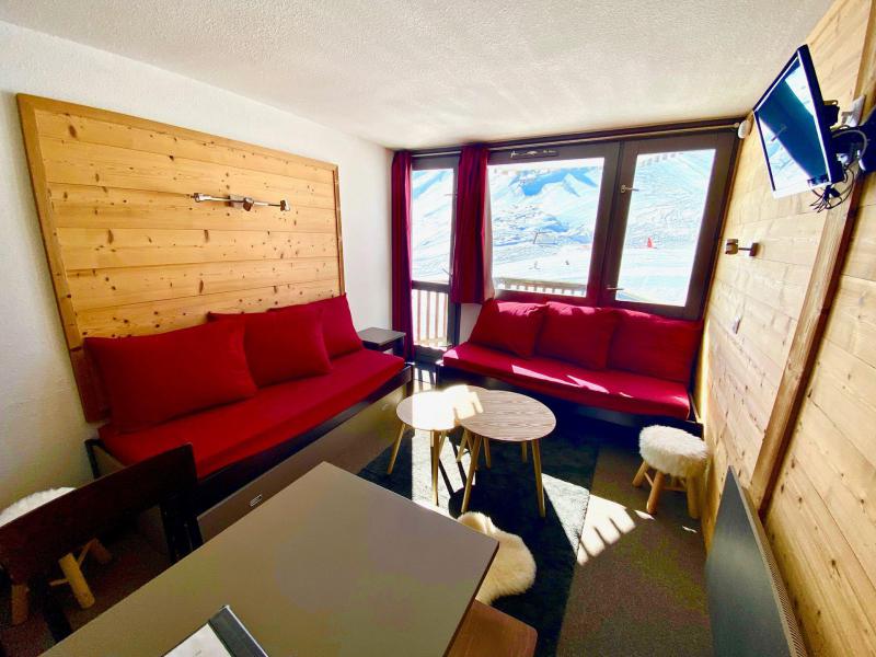 Holiday in mountain resort Studio cabin 4 people (A2L36) - La Résidence Aime 2000 Chamois - La Plagne - Living room