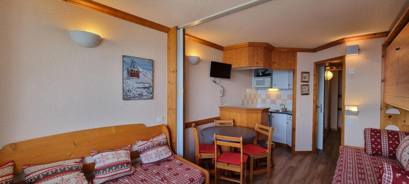 Vakantie in de bergen Studio verdeelbaar 4 personen (J132) - La Résidence Aime 2000 le Zénith - La Plagne - Woonkamer