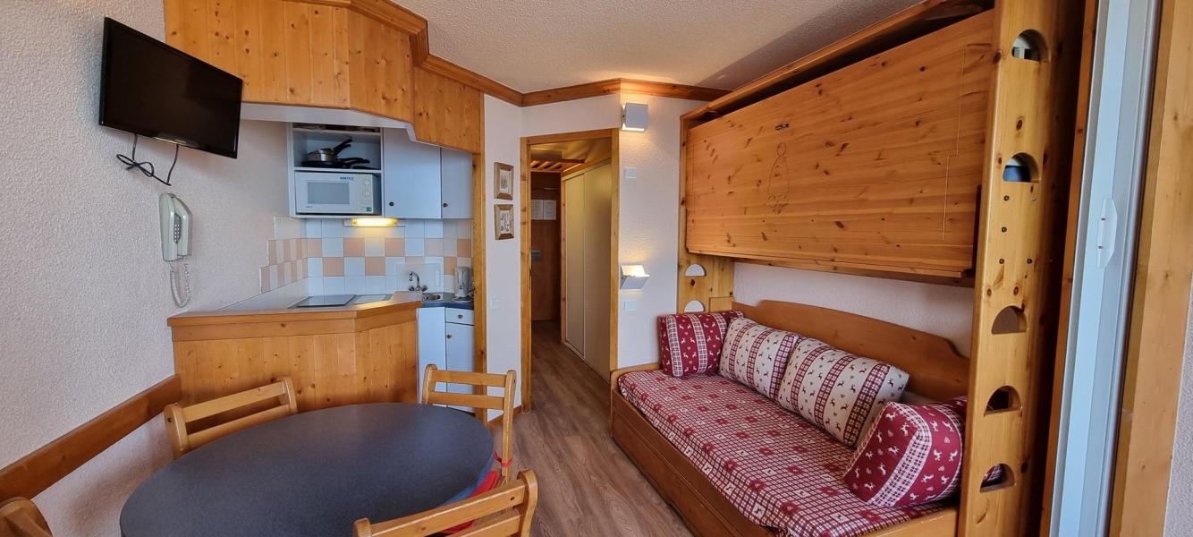 Vakantie in de bergen Studio verdeelbaar 4 personen (J132) - La Résidence Aime 2000 le Zénith - La Plagne - Woonkamer