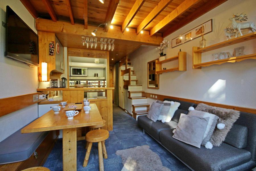 Vakantie in de bergen Appartement duplex 2 kamers 6 personen (214) - La Résidence Alliet - Les Arcs - Woonkamer