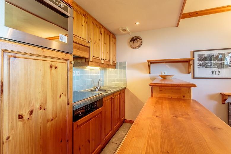 Vacaciones en montaña Apartamento 3 piezas para 7 personas (302) - La Résidence Aspen - La Plagne - Kitchenette