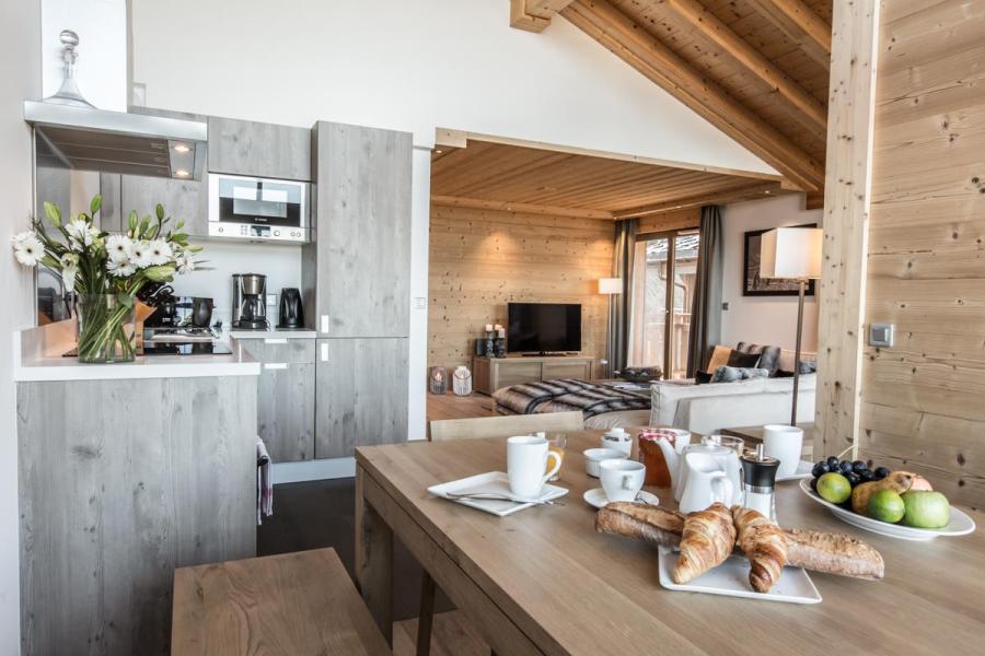 Holiday in mountain resort 4 room duplex apartment cabin 8 people (A32) - La Résidence Aspen Lodge - Courchevel - Kitchen