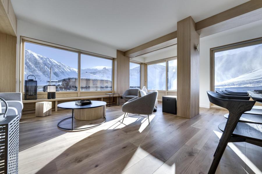 Holiday in mountain resort 5 room apartment 10 people (LANTERNE) - La Résidence Bec Rouge - Tignes - Living room