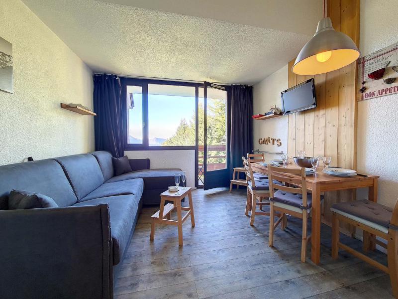 Holiday in mountain resort Studio sleeping corner 4 people (605) - La Résidence Boëdette - Les Menuires - Living room