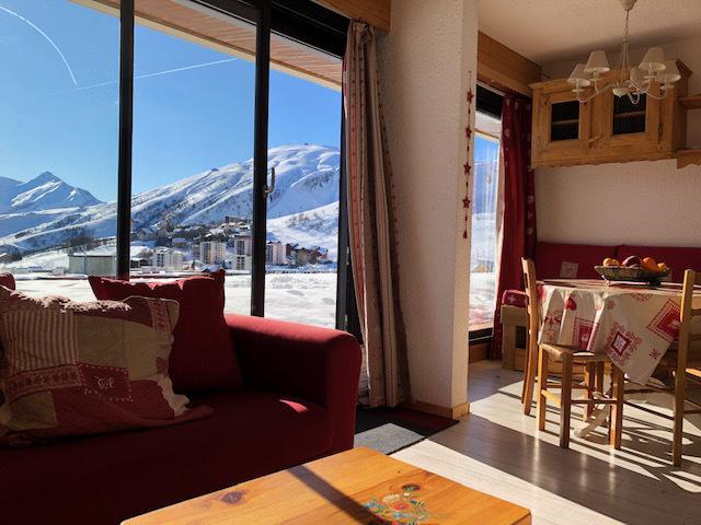 Vakantie in de bergen Studio cabine 4 personen (633) - La Résidence Champ-Bozon - La Toussuire - Woonkamer