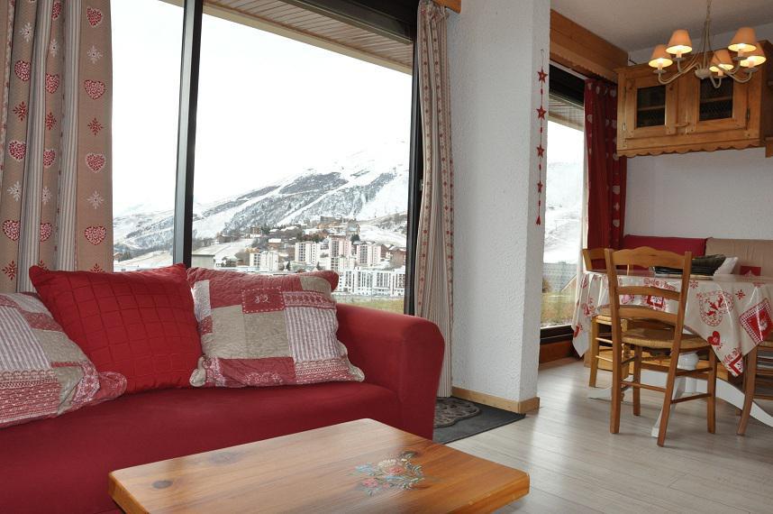 Vacances en montagne Studio cabine 4 personnes (633) - La Résidence Champ-Bozon - La Toussuire - Séjour