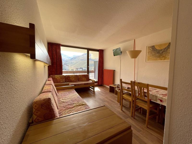 Vakantie in de bergen Appartement 2 kamers 4 personen (723) - La Résidence Chavière - Les Menuires - Woonkamer