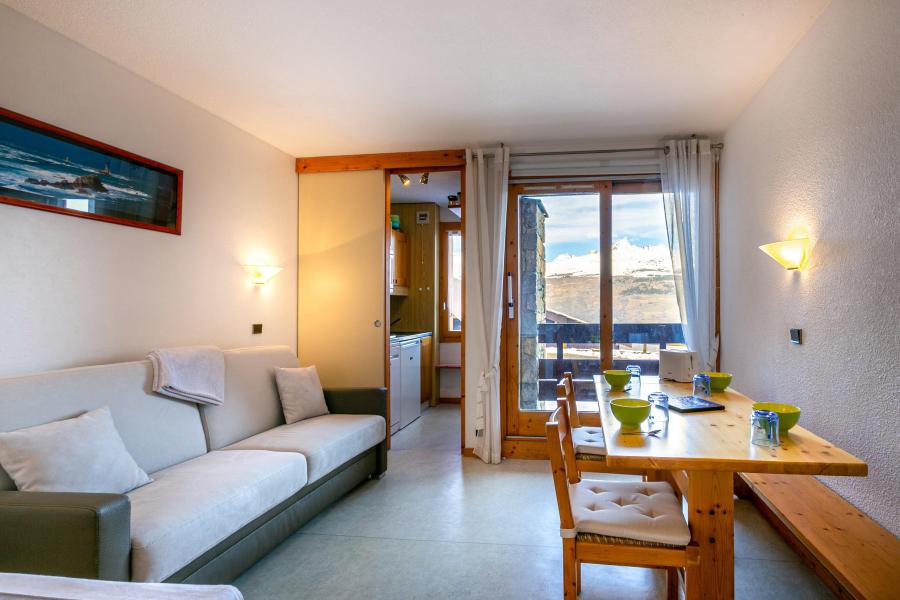 Urlaub in den Bergen 2-Zimmer-Appartment für 4 Personen (007) - La Résidence Equerre - Montchavin La Plagne - Wohnzimmer