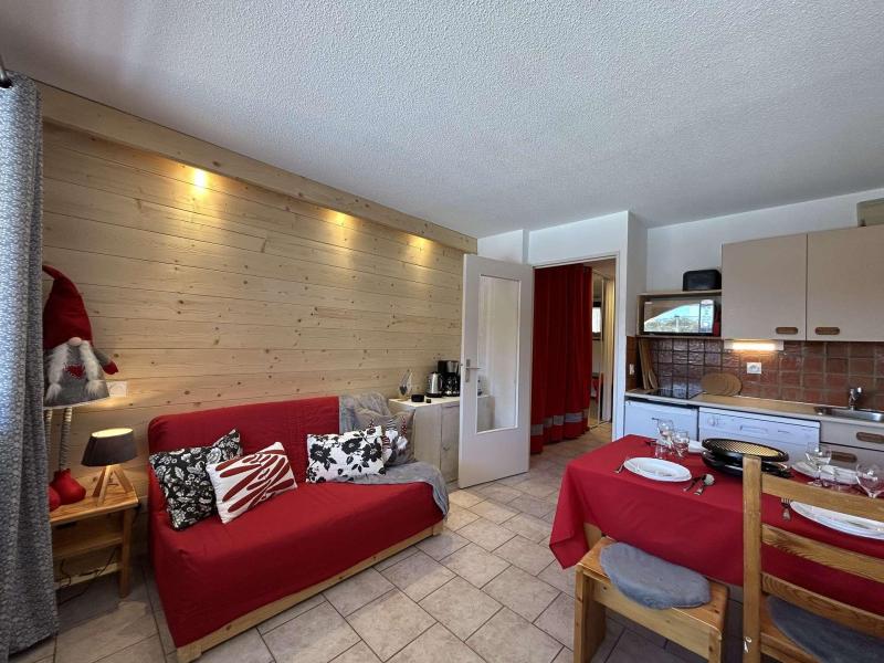 Vakantie in de bergen Studio bergnis 4 personen (F105) - La Résidence Ferme d'Augustin - Montgenèvre - Woonkamer