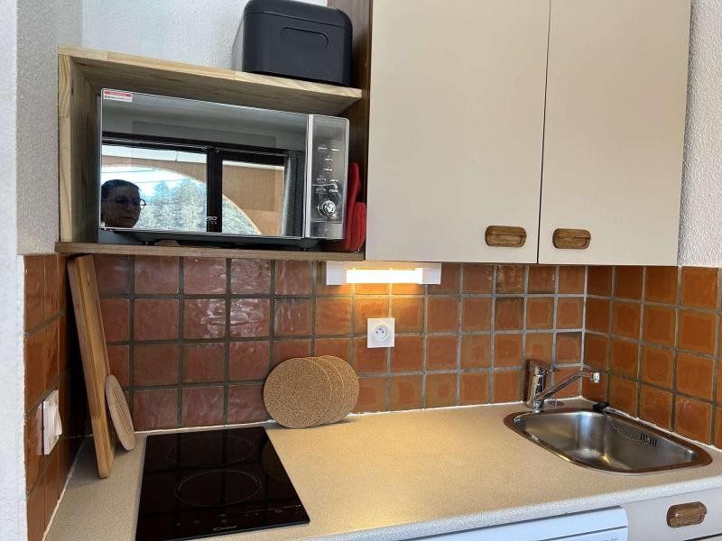 Vacances en montagne Studio coin montagne 4 personnes (F105) - La Résidence Ferme d'Augustin - Montgenèvre - Kitchenette