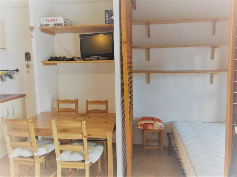 Vakantie in de bergen Appartement 2 kamers 4 personen (417) - La Résidence Fond Blanc - Les Arcs - Woonkamer