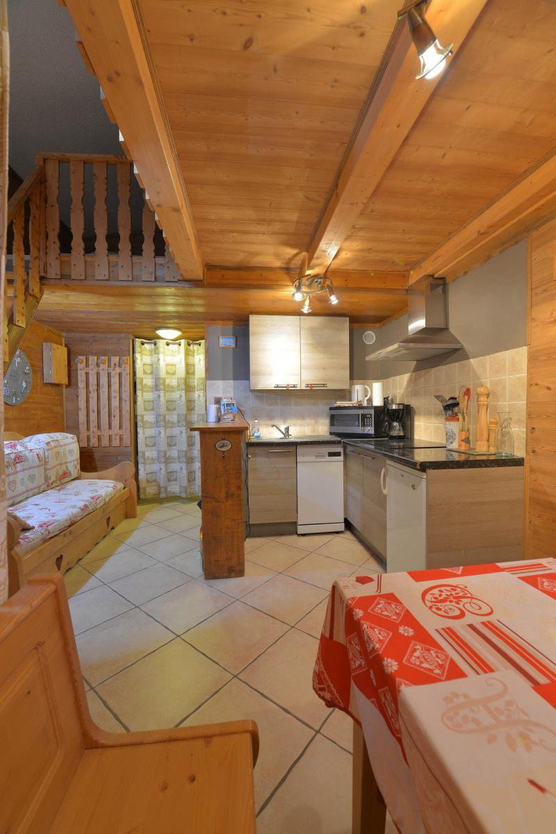 Vakantie in de bergen Studio mezzanine 6 personen (0802) - La Résidence Fond Blanc - Les Arcs - Woonkamer