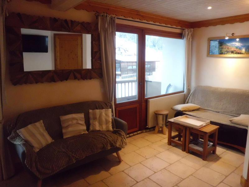 Vakantie in de bergen Appartement 3 kabine kamers 5 personen (602) - La Résidence Forêt du Praz - Courchevel - Woonkamer